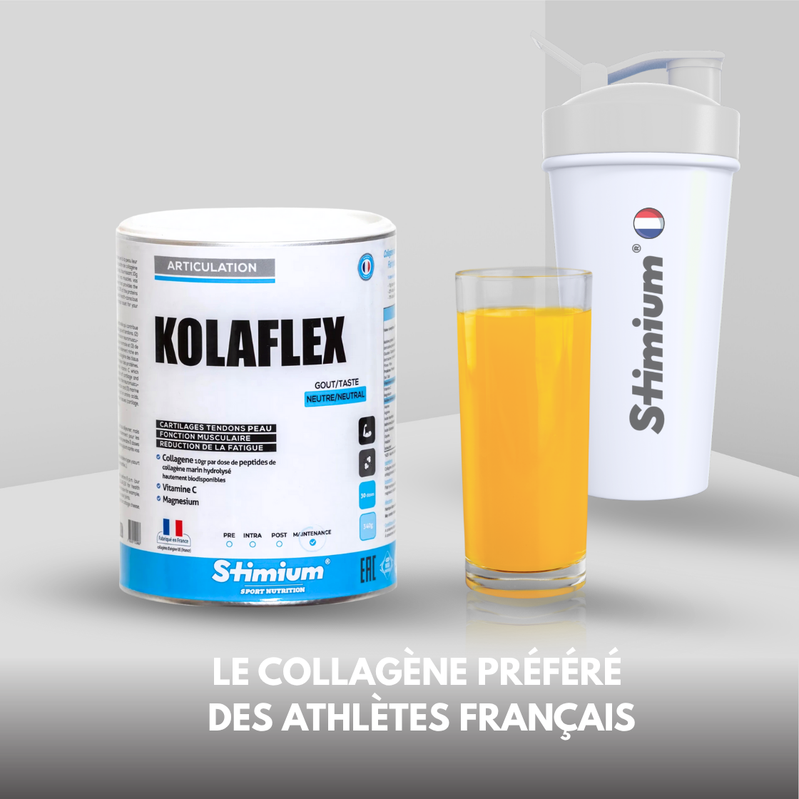 Collagène + Vitamine C + Magnésium pour Articulations et Peau – Saveur Neutre – 340g (30 Portions) – Kolaflex