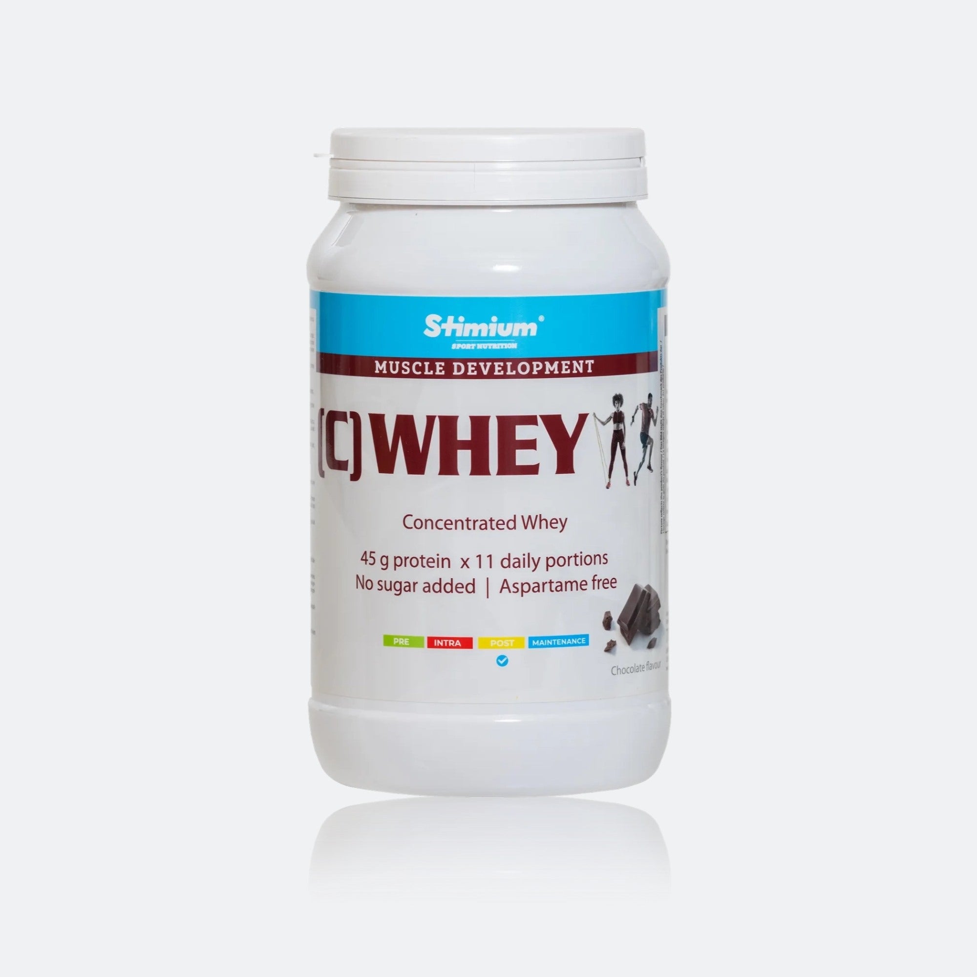 Stimium C Whey 700g Chocolate Protein for Muscle Strengthening and Construction