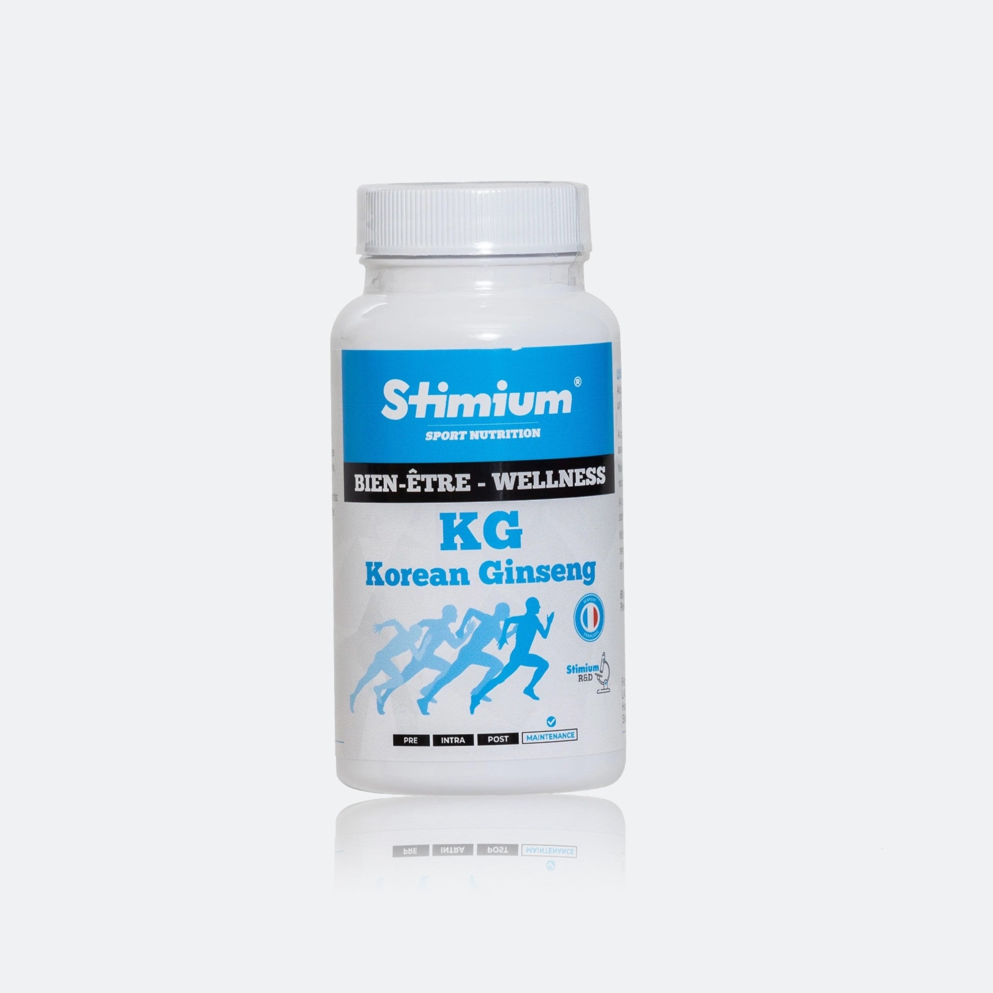 Stimium KG 500mg Korean Ginseng for full energy pure extract Laboratoires Stimium Stimium KG 500mg Korean Ginseng for full energy pure extract Laboratoires Stimium