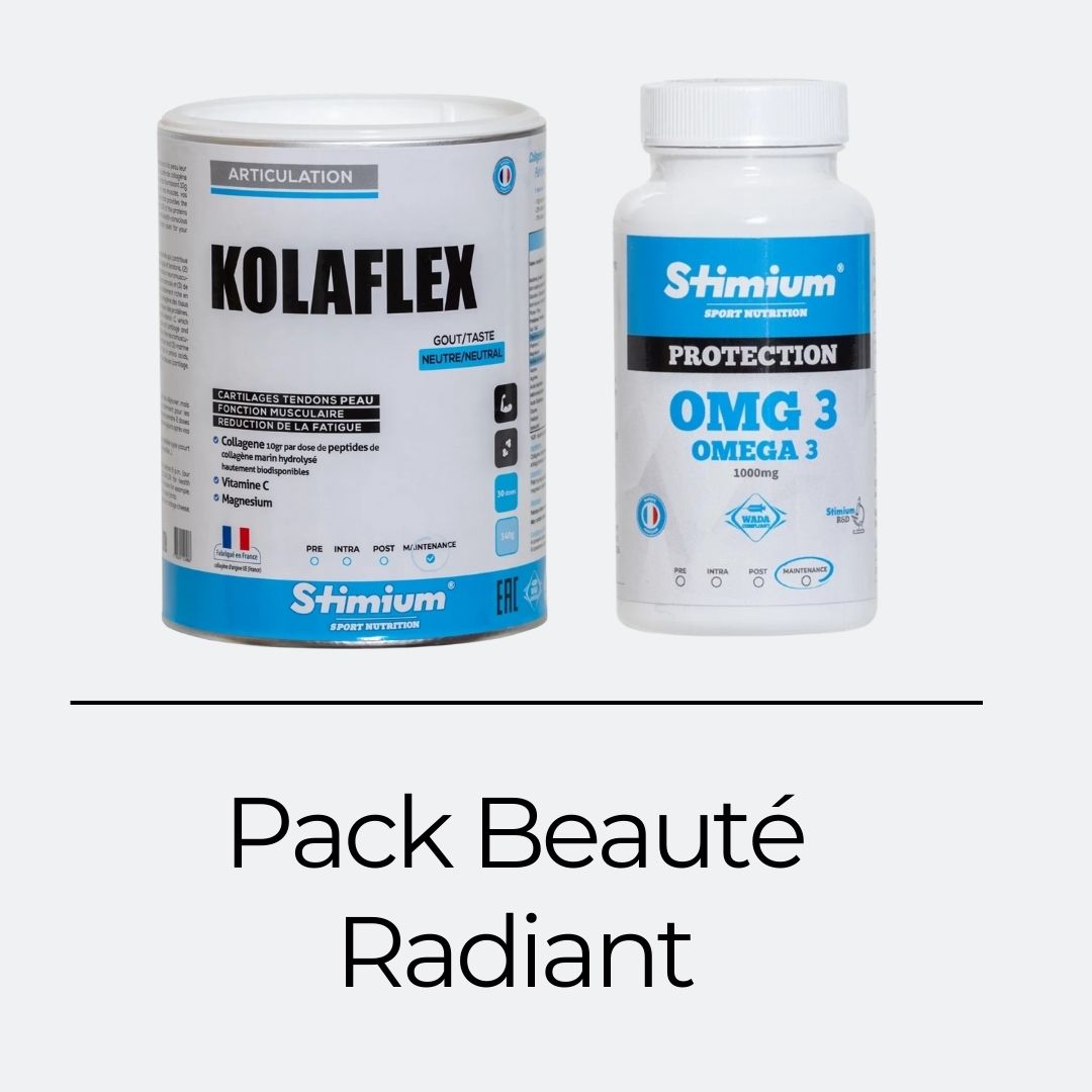 Pack Beauté Radiant: Kolaflex & OMG3 pour une Peau Éclatante!