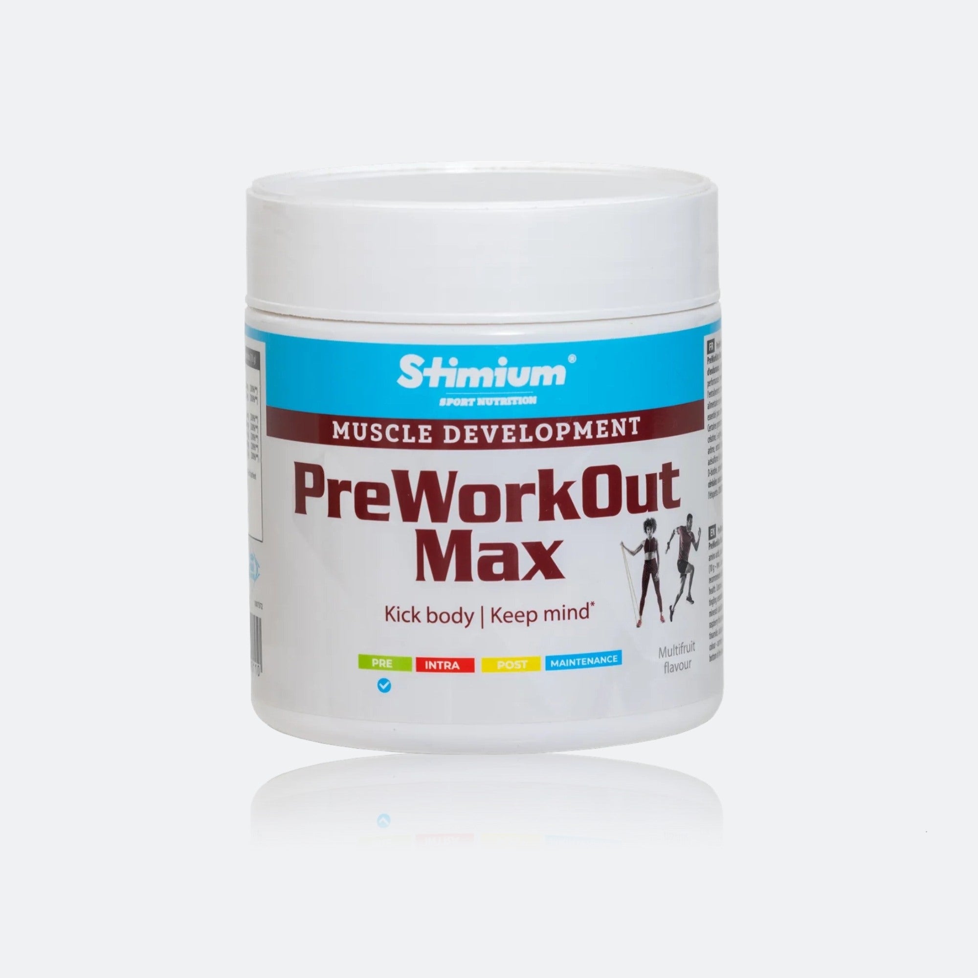 Stimium PreWorkOut Max Boisson énergisante avec caféine bêta alanine & créatine 300g