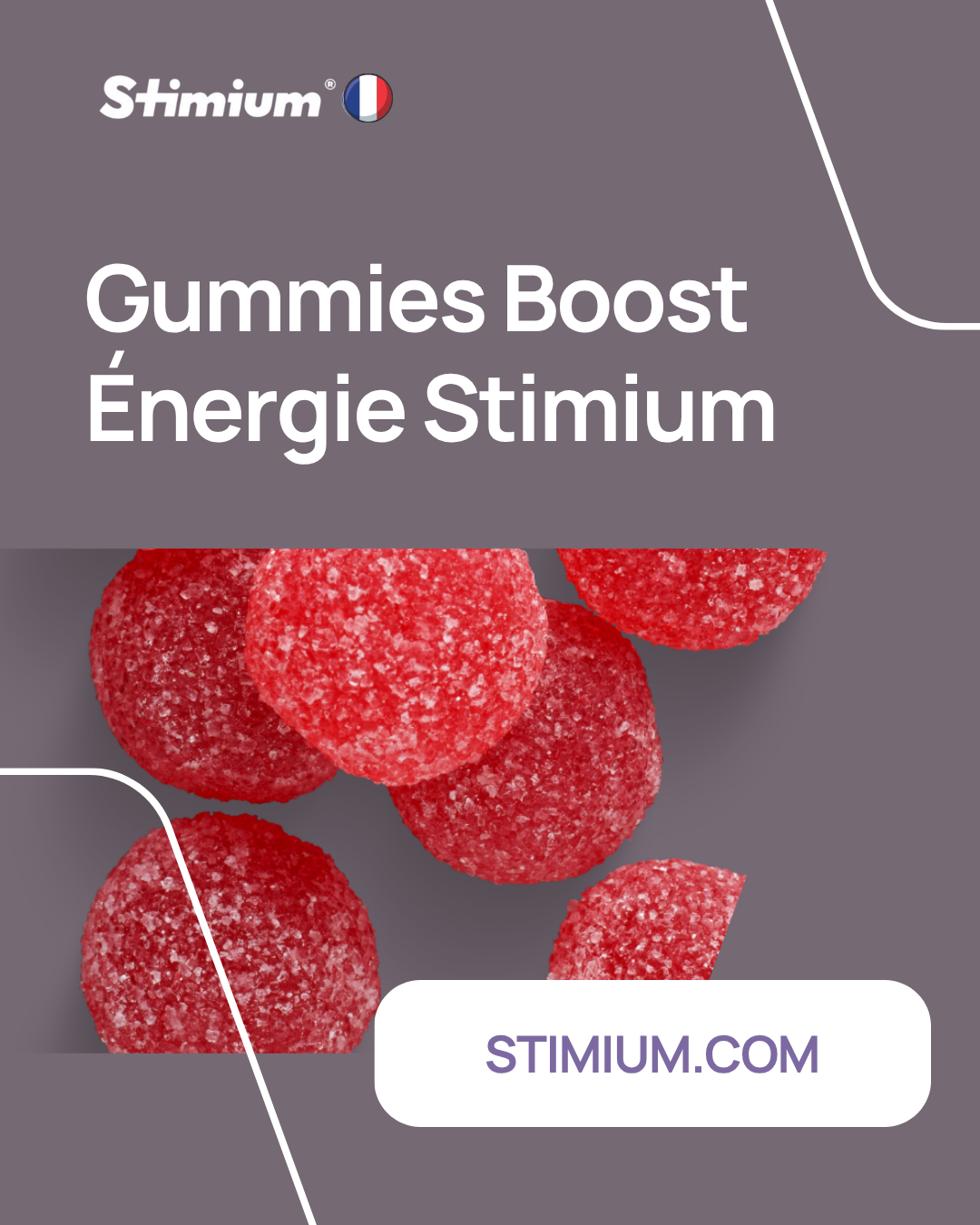 Gummies Boost Énergie Stimium - Énergie et Performance