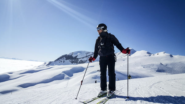 mountains skiing