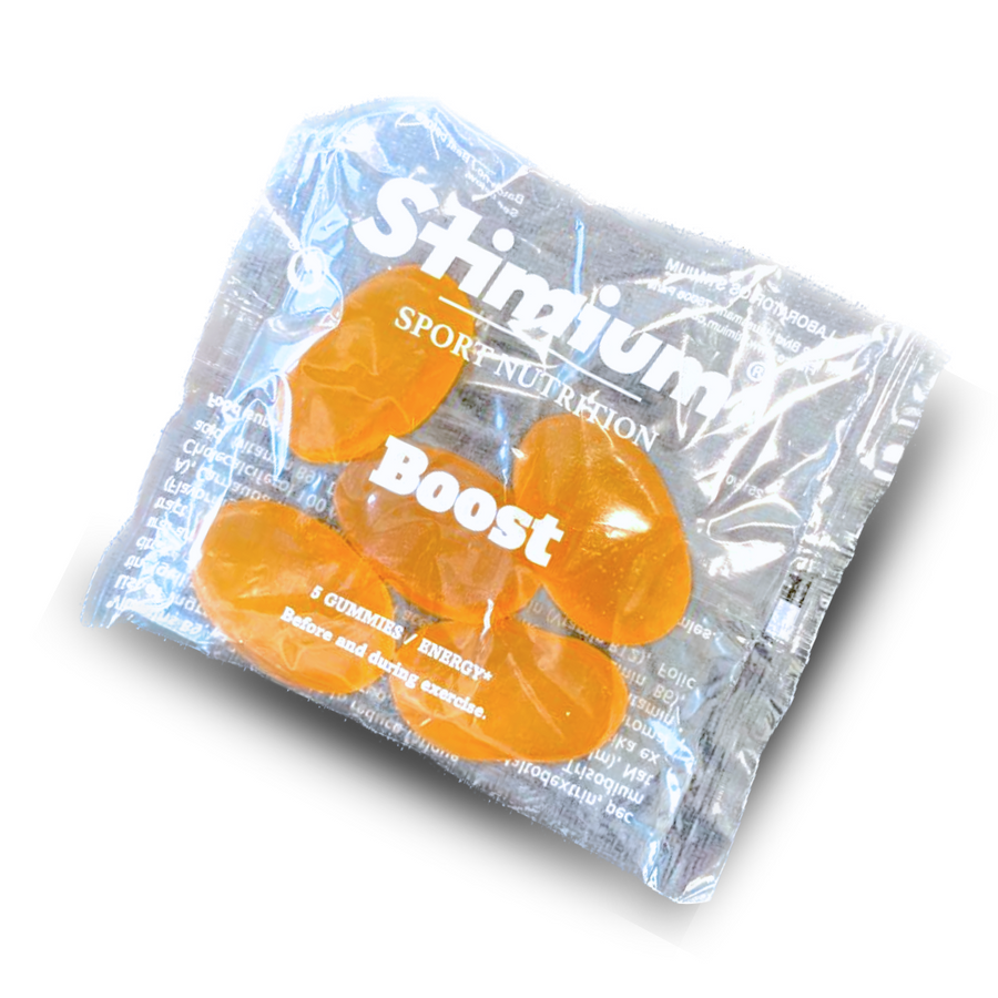 Gommes d'effort pour plus d'energie pendant le sporto : Stimium Boost ...
