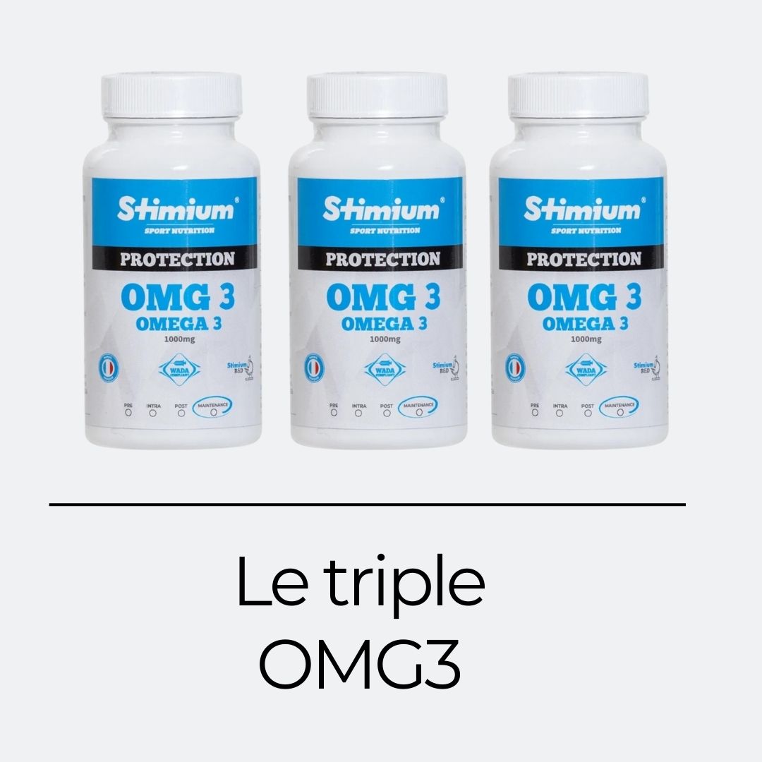 Stimium OMG3 (Lot de 3) :  cure d'oméga 3 Bien être cardiovasculaire