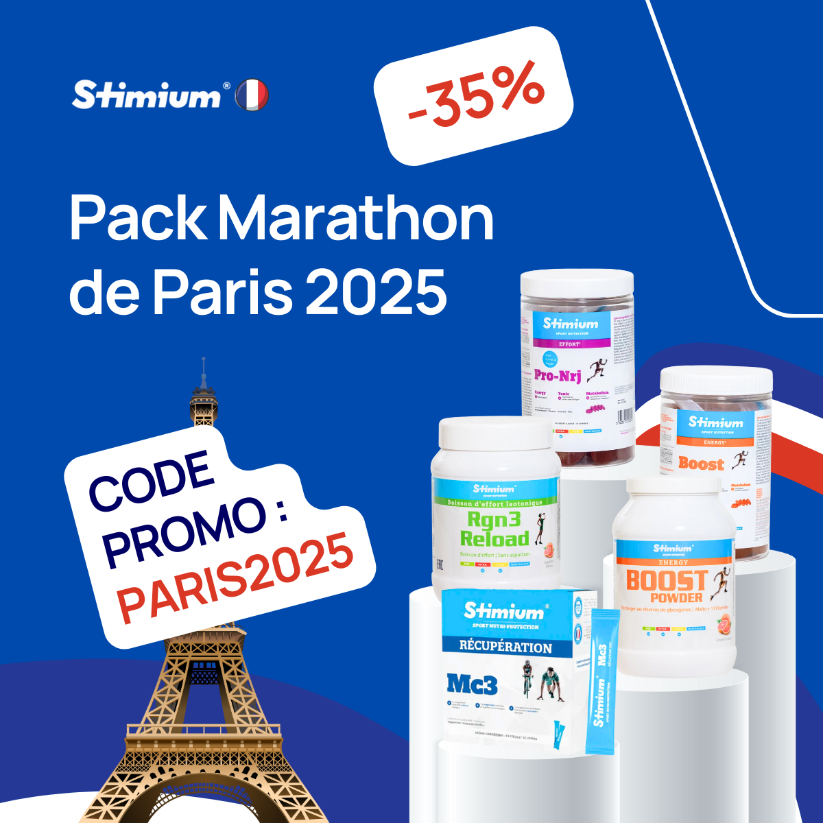 Pack STIMIUM Marathon de Paris 2025