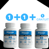 Pack de 3 Stimium KG Ginseng 500mg pour le prix de 2 seulement, plante adaptogène pour le stress, l’énergie, le mental dans un seul produit. Permet de protéger son immunite face aux infections, aide à garder un mental fort, aide à éliminer l’acide lactique pour une meilleure récupération, permet de protéger les fonctions respiratoires, lutte contre l’inflammation et le stress oxydatif et augmente la production de monoxyde d’azote (oxyde nitrique - NO)