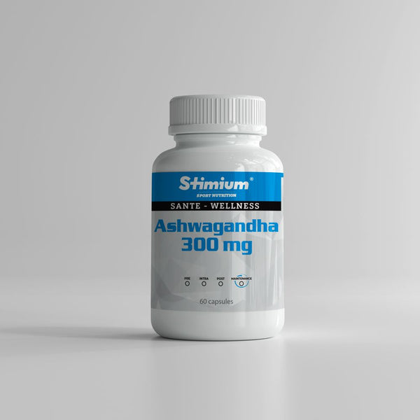 STIMIUM Ashwagandha ou Ashwaganda, plante adaptogène pour le plus puissant antistress naturel avec effet sur le stress oxydatif sur notre cerveau, améliorant les capacités cognitives, effet anti-inflammatoire sur les douleurs articulaires, propriétés antioxydantes extraordinaires améliorant l'élimination des radicaux libres dans l'organisme, redonne de l'énergie physique et aide à maintenir une résistance physique optimale, améliore l’endurance et la résistance, principalement sur les efforts longs