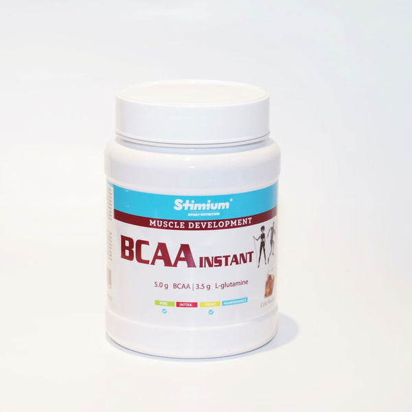 BCAA Instant, meilleurs acides aminés, pour développement et récupération musculaire, le seul BCAA a libération immédiate associé à la L-Glutamine avec solubilité optimisée et assimilation rapide, pour empêcher le catabolisme et améliorer le métabolisme protéique nécessaire à la construction musculaire, en réduisant la fatigue liée à l’effort et en améliorant les performances