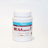 BCAA Instant, meilleurs acides aminés, pour développement et récupération musculaire, le seul BCAA a libération immédiate associé à la L-Glutamine avec solubilité optimisée et assimilation rapide, pour empêcher le catabolisme et améliorer le métabolisme protéique nécessaire à la construction musculaire, en réduisant la fatigue liée à l’effort et en améliorant les performances