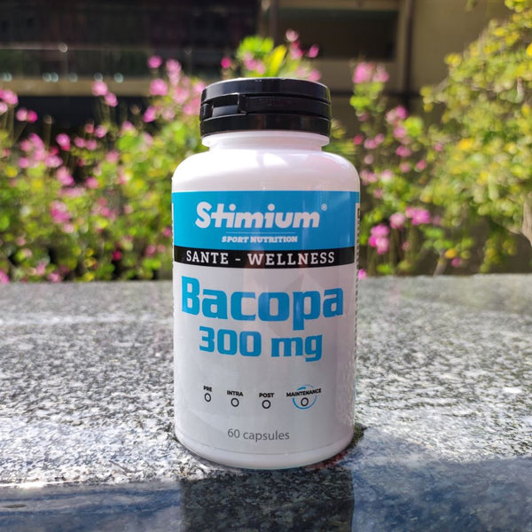 STIMIUM BACOPA plante adaptogène avec effet sur la concentration, pour entrainer le cerveau - Solution pour maintenir une concentration illimitée, neuroprotecteur grâce à une action combinée sur les cellules, le métabolisme et les vaisseaux, lutte contre certains troubles cognitifs ou de l'humeur : anxiété, troubles cognitifs, permet d’augmenter la motivation et d’intensifier les efforts et d’augmenter la vitesse de traitement des informations