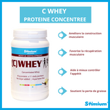 Stimium® [C] Whey [vanille] Le standard WPC 80% essentiel POUR la CONSTRUCTION MUSCULAIRE Sculpter votre corps. régénérer vos muscles., perdre de la masse grasse, consolider sa structure musculaire.