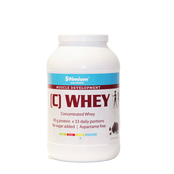 Stimium C Whey Chocolat 2kg de proteine concentree WPC a 80%  81% pour construction musculaire et recuperation optimisee avec une parfaite solubilite sans grumeaux dans le shaker avec du vrai chocolat