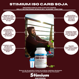 Iso Carb Soja Vanille - Boisson de recuperation developpee pour le plus grand club professionnel francais  le PSG a base de proteine isolate de soja concentree a 95% et glucides glucose fructose