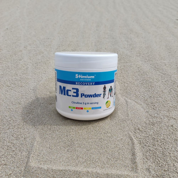 MC3 Powder, combinaison unique de citrulline, de malade de citrulline et de maltodextrine pour plus de force, une meilleure récupération et gestion de la fatigue, Réduit la fatigue musculaire, soulage les crampes, effet vasodilatateur sanguin et augmente la disponibilité de l’ATP, le carburant des muscles