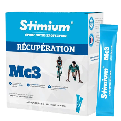 Stimium Mc3 Stick Gel sans sucre Préparation Récupération Fatigue & Crampes
