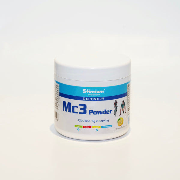 MC3 Powder, combinaison unique de citrulline, de malade de citrulline et de maltodextrine pour plus de force, une meilleure récupération et gestion de la fatigue, Réduit la fatigue musculaire, soulage les crampes, effet vasodilatateur sanguin et augmente la disponibilité de l’ATP, le carburant des muscles