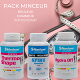 Pack Stimium Minceur pour retrouver un corps de rêve, perdre ses kilos, bruler des graisses dans le cadre d'un régime équilibré et d'une pratique sportive, avec un bruleur, un draineur et la Spiruline comme antioxydant favorisant la chasse aux mauvaises graisses !