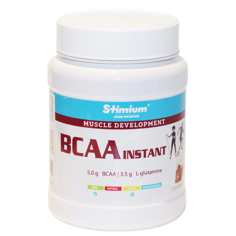 BCAA Instant, meilleurs acides aminés, pour développement et récupération musculaire, le seul BCAA a libération immédiate associé à la L-Glutamine avec solubilité optimisée et assimilation rapide, pour empêcher le catabolisme et améliorer le métabolisme protéique nécessaire à la construction musculaire, en réduisant la fatigue liée à l’effort et en améliorant les performances