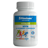 Stimium MVM, le produit multivitaminé associant 13 vitamines et 12 minéraux pour plus d’énergie et une protection de l’immunité, avant un effort physique intense et long, en cas de fatigue passagère et besoin d’un coup de fouet, pour mieux affronter de longues journées ou en période d’examen ou de concentration intense. A prendre en cure le matin pour être en forme toute la journée