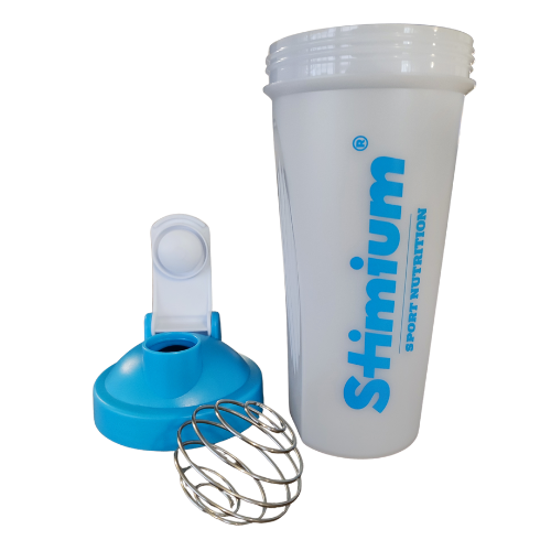 Stimium Shaker à poudre - Hydratation maximum pour Protéines, Whey Protein et Isolate et aussi Boissons d'effort - Mixing ball boule acier inoxydable avec tamis intégré - sans BPA ni Phtalates - 650ml