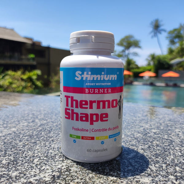 Stimium® ThermoShape bruleur de graisse avec Forskoline pour combattre les kilos en trop et atteindre un poids de forme optimal, se sentir plus léger, mieux dans son corps et améliorer ses performances