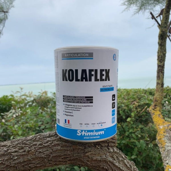 Kolaflex, le collagene marine couplé avec du magnesium et de la vitamine C, fabriqué en France, pour prendre soin de ses articulations, cartilage et réduire les douleurs musculaires. Le collagène nourrit les muscles et permet une meilleure élasticité de la peau